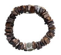 Feng Shui Indonesian Dalagan Agarwood Bead with Four Guardian Gods