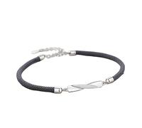 Feng Shui， Infinity Couple Matching Bracelets For Boyfriend Girlfriend 2Pcs Love Rope Cubic Zirconia Twisted Charm Bangle Long Distance Relationship Jewelry Lover'S Gifts