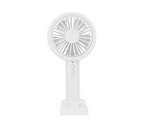 Feng Shui， Keep Your Cool and Stay Chic with the Mini Handheld Fan Minimalist Style USB Fan Summer Office Mini Handheld Fan Air Cooling Hand Portable Fan for Fashionable Gentlemen.White