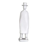 Feng Shui light luxury sculpture figures small ornaments Chinese style home decorations desktop desk small lattice creative display (Size : D)