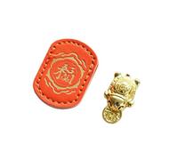 Feng Shui Metal Turtle Wallet Charm, Small Lucky Turtle Decor Charms, Coin-Holding Golden Turtle for Wallets Purses and Bags Handcrafted Keepsake, Symbols for Longevity and Financial Security