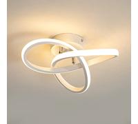 Feng Shui， minfair LED Ceiling Light,Round Geometry Ceiling,Chic Chandelier 6000K for Hallway,Living Room,Bedroom 18W Dia 24CM