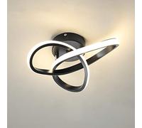 Feng Shui， minfair LED Ceiling Light,Round Geometry Ceiling,Chic Chandelier 6000K for Hallway,Living Room,Bedroom 18W Dia 24CM