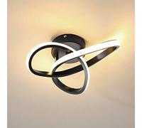 Feng Shui， minfair LED Ceiling Light,Round Geometry Ceiling,Chic Chandelier 6000K for Hallway,Living Room,Bedroom 18W Dia 24CM