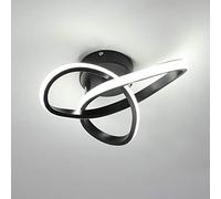 Feng Shui， minfair LED Ceiling Light,Round Geometry Ceiling,Chic Chandelier 6000K for Hallway,Living Room,Bedroom 18W Dia 24CM