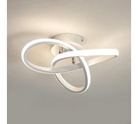 Feng Shui， minfair LED Ceiling Light,Round Geometry Ceiling,Chic Chandelier 6000K for Hallway,Living Room,Bedroom 18W Dia 24CM