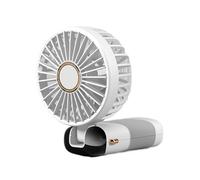 Feng Shui， Mini Fan With LED Display Handheld Neck Travel Portable Range 7-20h Summer Cold Air Conditioner USB Charging For Outdoor Strong Wind(1800mA 7h Range-01)