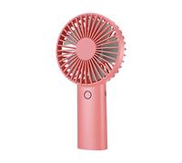 Feng Shui， Mini Portable Handheld Fan with 4400 mAh Rechargeable Battery, 3 Speeds Personal Handle Fans Indoor and Outdoor USB Electric Fan for Office Home Sport Camping and Travel, Ultra Quiet (Coral