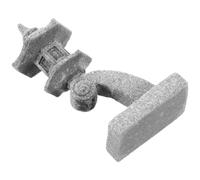 Feng Shui Miniature Japanese Style Pagoda Statue Garden Ornament, Micro Landscape Pavilion Decoration for Bonsai and Outdoor Zen Garden, Small Simulation Pagoda Model for Patio and Lawn