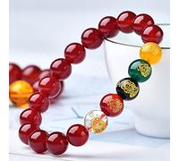 Feng Shui Natural Agate Crystal Five Elements God of Wealth Good Luck Amulet Reiki Crystal Chakra Stones Women Men Jewelry Gifts