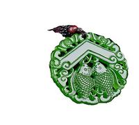 Feng Shui Pendant,Fashion Every Year More Than Spinach Jade Pendant Green Necklace Gift Pendant Sign