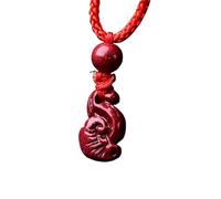 Feng Shui Pendant,Purple Cinnabar Pendant Necklace Buddha Guanyin Money Bag Gourd Harmony LockWealth Spiritual Amulet Chakra Pendant Adjustable Lucky Gift for Men Women