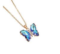 Feng Shui， PendantNew Pendant Necklace Heart-shaped Clavicle Creative Crystal Transparent Dream Metal Jewelry Ladies NecklaceFashion Necklaces Pendants for Girls 8-12
