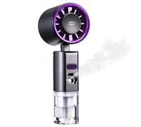 Feng Shui， Portable Electric Handheld Fan with Water Mist Spray, Mini USB Hand Fan Rechargeable with 6 Speed, Battery Powered Small Fan Handheld for Holiday Office Outdoor, Travel Accessories for