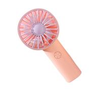 Feng Shui， Portable Fan Portable Handheld Fan Wireless Rechargeable Desktop 360° Rotating Cartoon Mini Fans Cute Shape Multi Purpose Cooling Appliances(Pink purple)