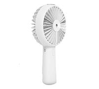 Feng Shui， Powerful Wind Hand Fan Portable Handheld Misting Fan,Rechargeable Misting Fan,Water Fog Fan,Outdoors,Mini Fan,Desk Cooling Fan Super Quiet (Color : White, Size : 2500mAh)