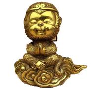 Feng Shui Pure copper Mengwu empty pen holder Qitian Dasheng Sun Ornaments Beautiful monkey Sun bronze Statue Feng Shui Town House Decoration