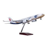 Feng Shui， Replica Aircraft Models 1/135 Simulation Civil Airliner Model 47cm Air China For Airbus A330 Scale Model Aircraft Replicas With Wheels Miniature (With light)