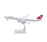Feng Shui， Replica Aircraft Models 31CM 1/200 Scale Miniature Model Collectible Airplane For Swiss International Air Lines A340-300 HB-JMN Aircraft Miniature