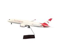 Feng Shui， Replica Aircraft Models 43cm Miniature Model Aircraft Replicas 1/130 For Austrian Airlines For Boeing 787 Civil Aircraft With Lights Miniature (With light)