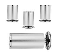 Feng Shui， Round Adjustable Furniture Legs, Practical Table Legs Cabinet Legs, DIY Replacement Feet,for Sofa Furniture Wardrobe TV Cabinet, 4 Pieces(Color:zincalloy,Size:60mm) (Zincalloy 150mm)