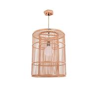 Feng Shui， Scandinavian Pendant Light Industrial Hanging Lamp Bamboo Weaving Luminaire Balcony Lighting Japanese Chandelier for Bedroom Restaurant, Adjustable Cable Commemoration Day vision