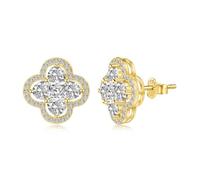 Feng Shui, Solid Sterling Silver Tiny Butterfly Earrings Studs for Women Earrings, Cubic Zirconia Stud Women