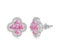 Feng Shui, Solid Sterling Silver Tiny Butterfly Earrings Studs for Women Earrings, Cubic Zirconia Stud Women