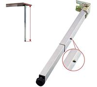 Feng Shui， Stainless Steel Table LegsAdjustable Furniture LegsFolding Metal Dining Table FeetFoldable Telescopic Bar Desk Legs Lift Cabinet Feetwith Protective Base & Screws1pcs(100cm/39.4in)