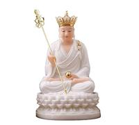 Feng Shui Statue Artificial Jade TangSeng Buddha Statue Exquisite Home Decoration Best Chinese Style Gifts Great art Treasure Suitable for Home Office Hotel Sculpture ornaments