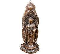 Feng Shui Statue,Buddha Statue Home Decoration, Sculpture Bronze Buddha Guanyin Bodhisattva Ornaments Blessing Gift