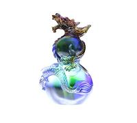 Feng Shui Statue Exquisite hand-carved gourd crystal crafts high-end gifts Wu Lou Feng Shui statue lucky entrance decorations home furnishings Sculpture ornaments