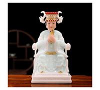 Feng Shui Statue Feng Shui Decor Artificial Jade Buddha Statue Home Decorations 30cm/11.8” best Gift for Business Opening/Thanksgiving/Anniversary Sculpture ornaments