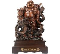 Feng Shui Statue,Feng Shui Statue,Ornament Laughing Buddha Figurines Home Office Decoration Bless Prosperity and Wealth for Gift Blessing Gift
