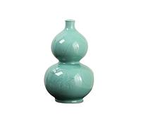 Feng Shui Statue,Handmade Gourd Bottle Ceramic Handicraft Ornaments Model Room Decoration Chinese Retro Wu Lou Vase Practical And Beautiful Collection of Artworks Blessing Gift