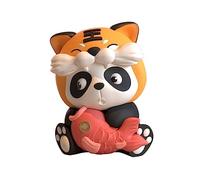 Feng Shui Statue Ornaments Cute China-Chic Panda Chinese Style Creative Desktop Ornaments Office Table Home Decoration Gift Gift Home Decor