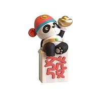 Feng Shui Statue Ornaments Cute China-Chic Panda Chinese Style Creative Desktop Ornaments Office Table Home Decoration Gift Gift Home Decor
