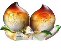 Feng Shui Statue,Shou Tao Statues And Figurines For Home Decor, Feng Shui Sculptures For Living Room Decorations, Old Man Birthday Gifts Blessing Gift