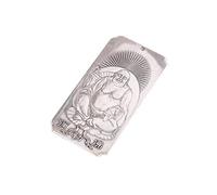 Feng Shui Talisman Laughing Buddha Luck and Happiness Tibetan Silver