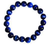 Feng Shui Tiger Eye Stone Bracelet - Natural Gemstone Amulet for Wealth, Good Luck & Prosperity - Stylish Jewelry Gifts for Men & Women(8mm)