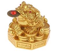 Feng Shui Toad Money lucky Fortune Wealth Chinese Coin Frog Toad Home Office Prosperity Decoration Tabletop Ornaments Good Lucky Gift Charm Wealth Lucky Money Frog