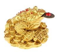 Feng Shui Toad Money lucky Fortune Wealth Chinese Coin Frog Toad Home Office Prosperity Decoration Tabletop Ornaments Good Lucky Gift Charm Wealth Lucky Money Frog