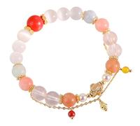 Feng Shui,Tourmaline Sun BraceletWealth Luxurious Antique Vacation Jewelry Stone Multi-Gem Chakra Balancing Yang Positivity Money Attraction