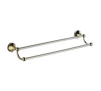 Feng Shui, Towel Racks, Towel Rail for Bathroom,Double Towel Rail Antique Towels Bar,Bronze Chrome Towel Holder Rack for Kitchen Bathroom Hotel Toilet/Gold/a
