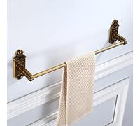 Feng Shui, Towel Racks, Towel Rail for Bathroom,Space Antique Double Rod Retro European Hand Towel Holder,Hanging Towel Rod Double Rack,Bathroom Towel Bar/B Double Pole 30Cm/a