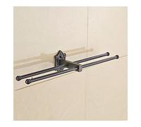 Feng Shui, Towel Racks, Towel Rail for Bathroom,Towel Bar 4 Rails Antique Wall Shelf Towel Holder,Bath Shelves Towel Hangers,Bathroom Accessories Hand Towel Holder/Black/a
