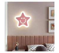 Feng Shui， Wall lamp, Minimalist Cloud Wall Lamps Bedroom Bedside Lighting Pink White Dolphin 's Home Decorations Study Indoor Fixture(C)