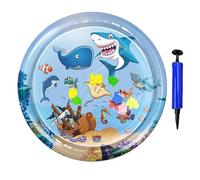 Feng Shui， Water Play Mat for Cats | Indoor Water Sensory Pad - Cool Comfortable, Cooling Bed, Interactive Entertainment Toy for Cats
