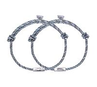 Feng Shui Wealth for Men S925 Silver Gold Hoop Bar Vintage Hand-Woven 16CM 18CM Talisman Prosperity Money Good Luck,Multi colored,16CM