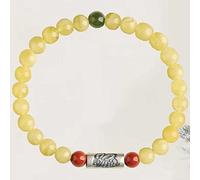 Feng Shui Wealth Natural Hetian Jade Silver Charm Chinese Animals Green Jade Amulet Talisman for Good Luck Unisex